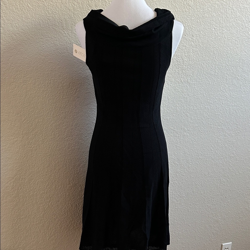 NWT Etcetera Spellbound Black Off-Shoulder Dress - Picture 5 of 9
